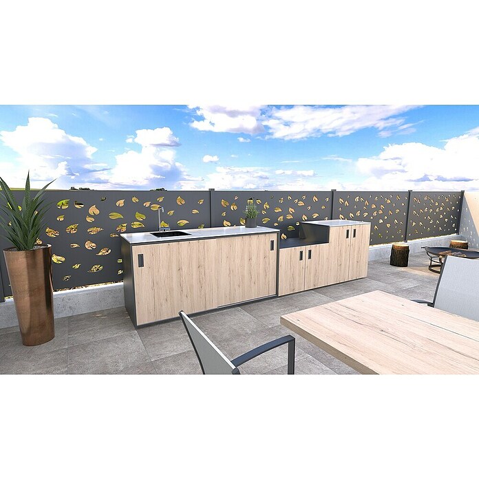Modul za letno kuhinjo  () | 8336 - Grillküchen | ICGA - Grillgeräte | ICG - Grillgeräte / Grillzubehör | IC - Freizeit im Garten | I - Stadtgarten | BAUHAUS