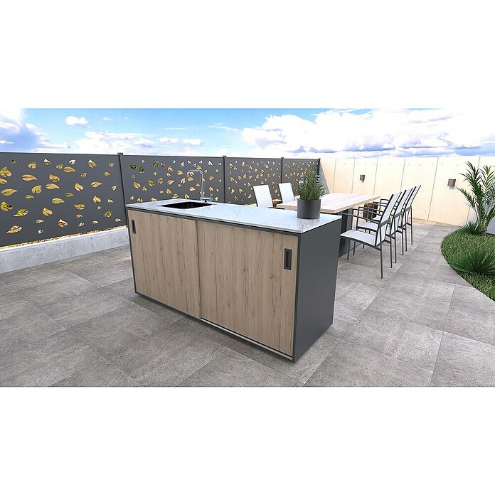 Modul za letno kuhinjo  (Hrast) | 8336 - Grillküchen | ICGA - Grillgeräte | ICG - Grillgeräte / Grillzubehör | IC - Freizeit im Garten | I - Stadtgarten | BAUHAUS