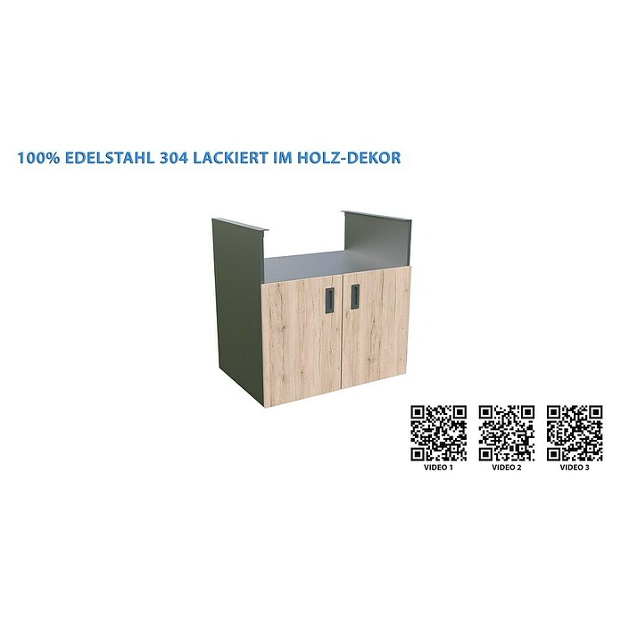Modul za letno kuhinjo za roštilj  (Hrast) | 8336 - Grillküchen | ICGA - Grillgeräte | ICG - Grillgeräte / Grillzubehör | IC - Freizeit im Garten | I - Stadtgarten | BAUHAUS