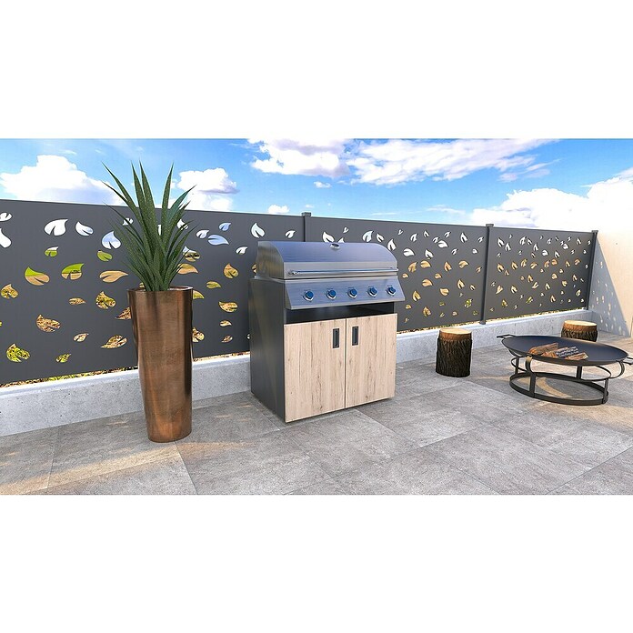 Modul za letno kuhinjo za roštilj  (Hrast) | 8336 - Grillküchen | ICGA - Grillgeräte | ICG - Grillgeräte / Grillzubehör | IC - Freizeit im Garten | I - Stadtgarten | BAUHAUS