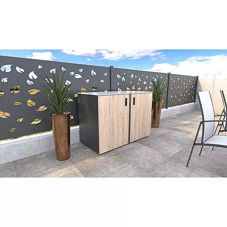 Bellano Living  Outdoorküchen-Modul Doppelschrank