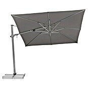 Suncomfort Ampelschirm Varioflex (Steingrau, Bespannungsmaß (L x B): 300 x 300 cm) | BAUHAUS