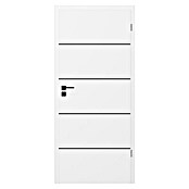 Invado Zimmertür BL1 (735 x 1.985 mm, DIN Anschlag: Rechts, Verkehrsweiß matt, Mittellage: Röhrenspan) | BAUHAUS