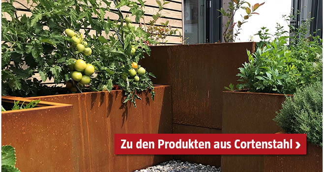 Produkte aus Cortenstahl 