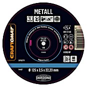 Craftomat Doorslijpschijf A30Q-BF (Geschikt voor: Metaal, Schijfdiameter: 125 mm, 10 st.) | BAUHAUS