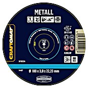 Craftomat Doorslijpschijf A30Q-BF (Geschikt voor: Metaal, Schijfdiameter: 180 mm, Dikte plaat: 3 mm) | BAUHAUS
