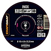 Craftomat Doorslijpschijf INOXA60TBF (Geschikt voor: Roestvrij staal, Dikte plaat: 1,6 mm, Max. toerental: 13.280 tpm) | BAUHAUS