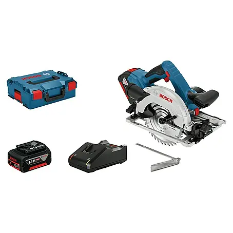 Bosch Professional AMPShare 18V Akku-Handkreissäge GKS 18V-57 G L-Boxx