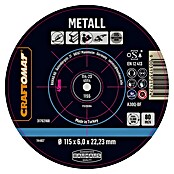 Craftomat Afbraamschijf A30Q-BF (Geschikt voor: Metaal, Schijfdiameter: 115 mm, Dikte plaat: 6 mm) | BAUHAUS