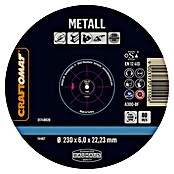 Craftomat Rezna ploča za metal A30Q-BF  (Prikladno za: Metal, Promjer rezne ploče: 230 mm, Debljina plohe: 6 mm) | BAUHAUS