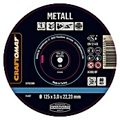 Craftomat Doorslijpschijf A30Q-BF (Geschikt voor: Metaal, Schijfdiameter: 125 mm, Dikte plaat: 3 mm) | BAUHAUS