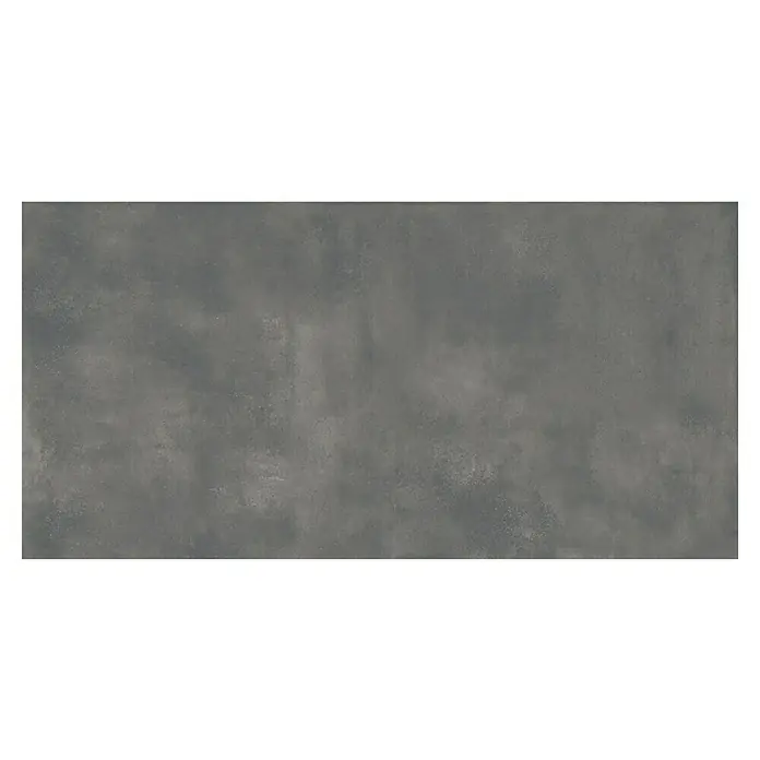 Feinsteinzeugfliese Big Show XXL - 59,8 x 119,8 cm, Grafit, Matt - Detailansicht einer eleganten, dunkelgrauen Feinsteinzeugfliese mit einer dezenten, strukturierten Oberfläche. Ideal für moderne Innenräume.