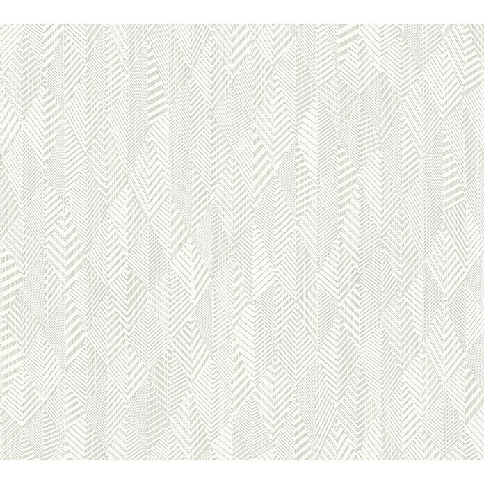 AS Creation Club Tropicana Vliestapete (Weiß, Grafisch, 10,05 x 0,53 m)