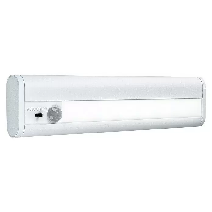 Ledvance LED-Unterbauleuchte Mobile - 1,9 W, Bewegungssensor, L x B x H: 21,4 x 4,8 x 1,8 cm, Weiß - Weiße, texturierte LED-Unterbauleuchte mit Bewegungssensor und AUTO OFF ON Schalter.