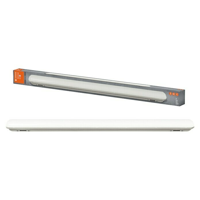Osram Regleta estanca LED (36 W, Largo: 120 cm, Color de luz: Blanco neutro, Tipo de protección: IP65)