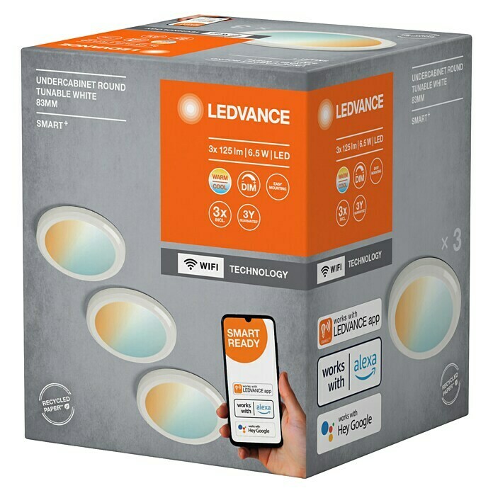 Ledvance Smart+ Set LED podomarnih luči  (Večbarvno) | 3096 - Küche/Möbellicht | CAKA - Zweckleuchten | CAK - Technisches Licht | CA - Beleuchtung | C - Elektro | BAUHAUS
