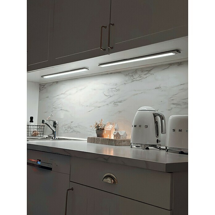 Osram LED svetilka pod omarico Linear Flat Sensor + USB  (Do x Š x V: 60 x 0,93 x 4 cm, Barva svetlobe: Večbarvno) | 3096 - Küche/Möbellicht | CAKA - Zweckleuchten | CAK - Technisches Licht | CA - Beleuchtung | C - Elektro | BAUHAUS