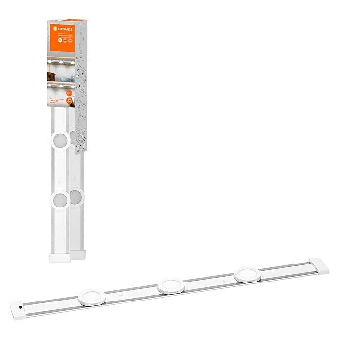 Osram LED svetilka pod omarico Linear Magnet  (Dolžina: 64,5 cm, Hladno bela, 3 kos) | 3096 - Küche/Möbellicht | CAKA - Zweckleuchten | CAK - Technisches Licht | CA - Beleuchtung | C - Elektro | BAUHAUS
