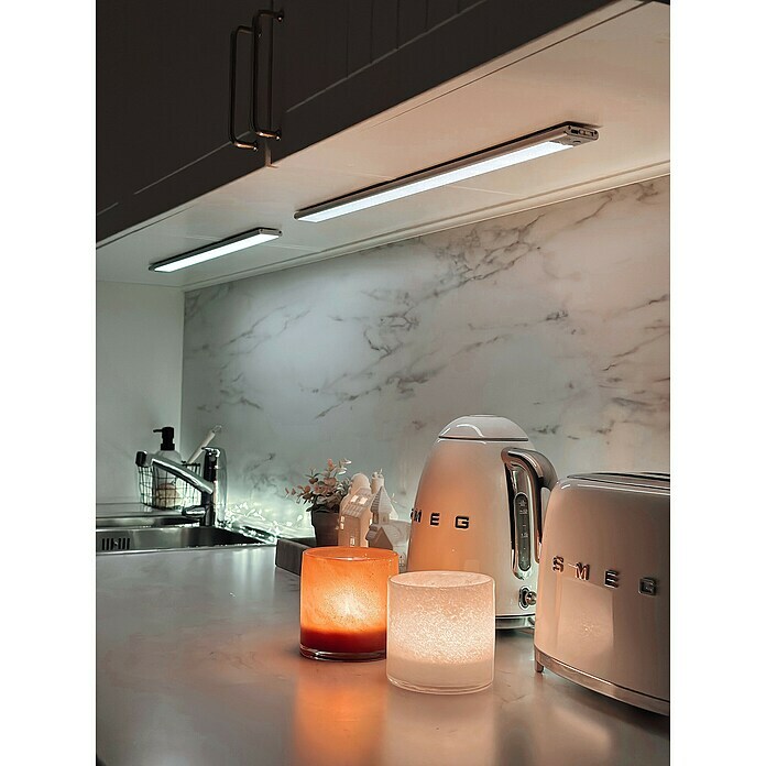 Osram LED svetilka pod omarico Linear Flat Sensor + USB  (Do x Š x V: 60 x 0,93 x 4 cm, Barva svetlobe: Večbarvno) | 3096 - Küche/Möbellicht | CAKA - Zweckleuchten | CAK - Technisches Licht | CA - Beleuchtung | C - Elektro | BAUHAUS