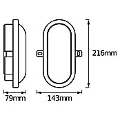Osram LED zunanja stenska svetilka  (11 W, 216 x 14,3 x 79 cm, Bela, IP54) | 3095 - Kellerlicht | CAKA - Zweckleuchten | CAK - Technisches Licht | CA - Beleuchtung | C - Elektro | BAUHAUS
