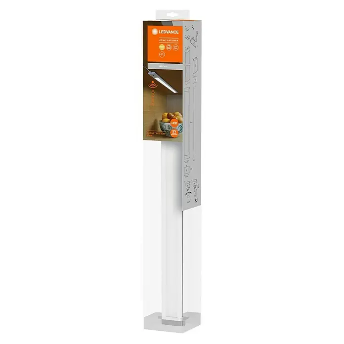 Ledvance Lámpara fluorescente LED slim - 10 W, Blanco, Largo: 50 cm, 1 ud. - Embalaje del producto para la luz LEDVANCE Cabinet LED Slim.