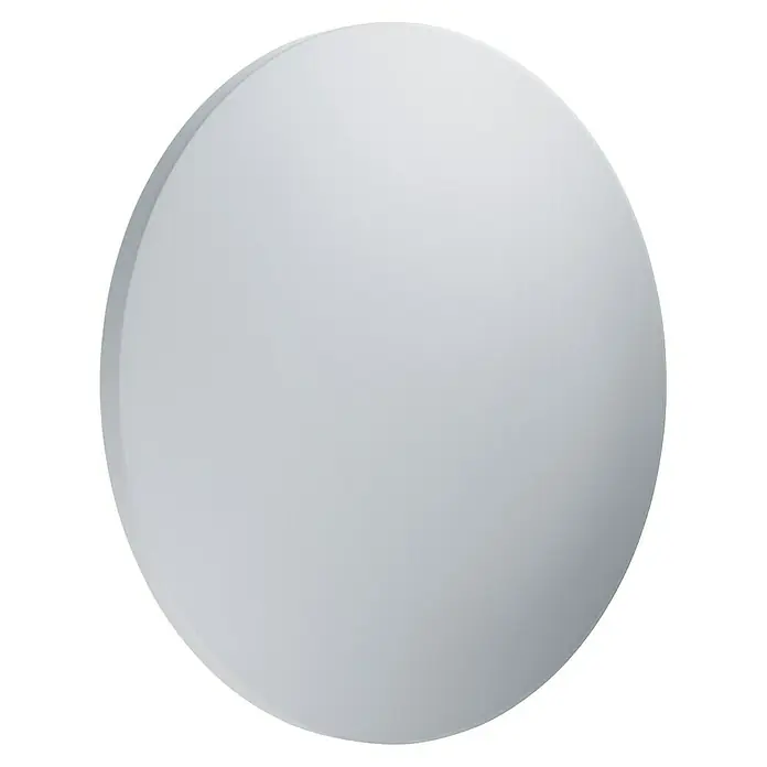 Ledvance LED-Wand- & Deckenleuchte Pure - 21 W, Weiß, Durchmesser: 400 mm - Nahaufnahme einer weißen, runden Oberfläche, die wie ein Knopf oder ein Abzeichen aussieht, mit einem subtilen Glanz, der Tiefe verleiht.