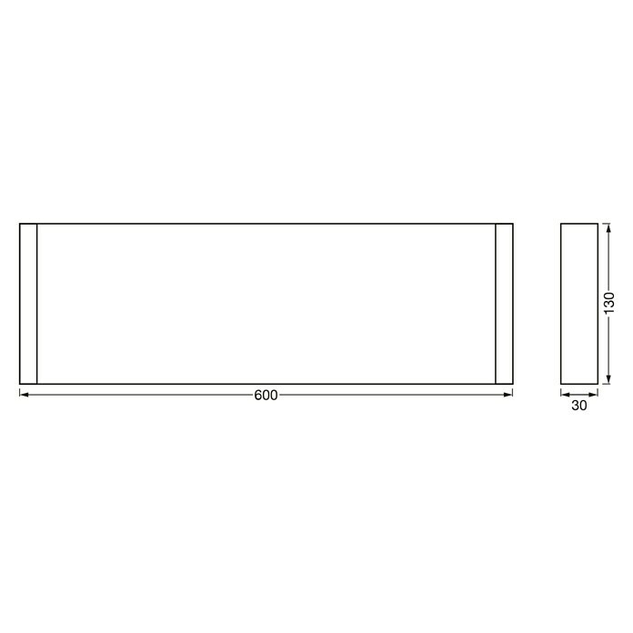 Ledvance Podelementna LED svjetiljka Linear Shelf  (Duljina: 60 cm, Topla bijela) | BAUHAUS