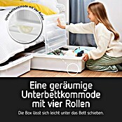 SmartStore Unterbett-Rollenbox Bedroller 60 L (L x B x H: 79 x 59 x 18,5 cm, 60 l) | BAUHAUS