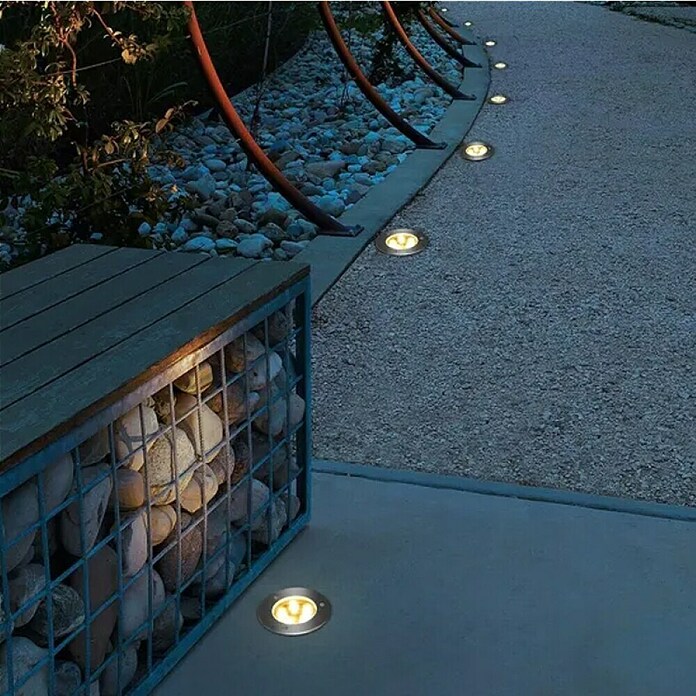 Green Tech Ugradbena podna svjetiljka  (6 W, 720 lm, Ø x V: 150 x 83 mm) | BAUHAUS
