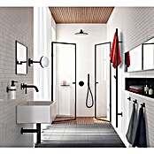 Smedbo Outline Wandspiegel muur (Diameter: 20 cm, Rond, Zwart, Vergroting 1: 500 %) | BAUHAUS