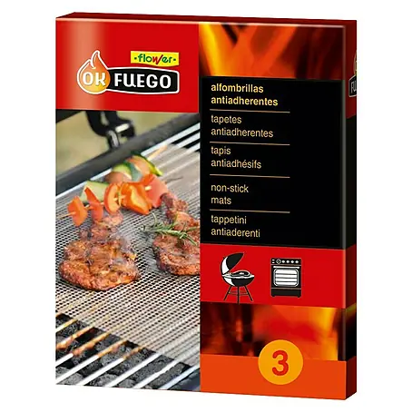 Ok Fuego  Esterilla para barbacoa flexible