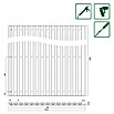 FN Neuhofer Akustikpaneel Acustico (Lärche, L x B x S: 2 400 x 572,5 x 18 mm) | BAUHAUS