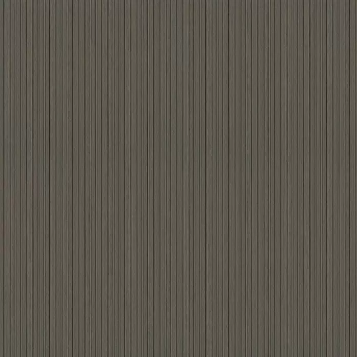 FN Neuhofer Wandpaneel Wally WA030 - Eiche geräuchert, 2.670 x 118 x 12 mm - Dunkelgraue Holzverkleidung Textur mit vertikalen Paneelen.
