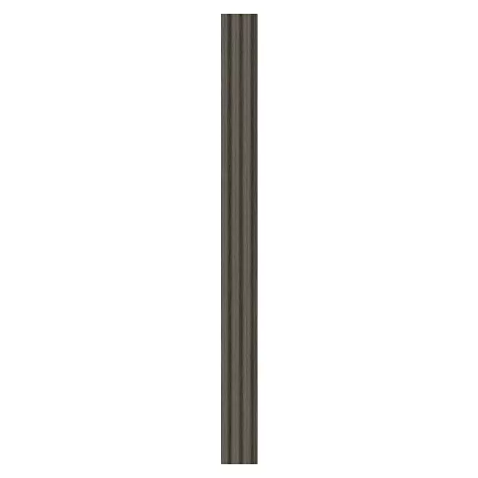 FN Neuhofer Wandpaneel Wally WA070 - Eiche geräuchert, 2.670 x 118 x 12 mm - Dunkelgraues Holzpaneel mit vertikaler Maserung.