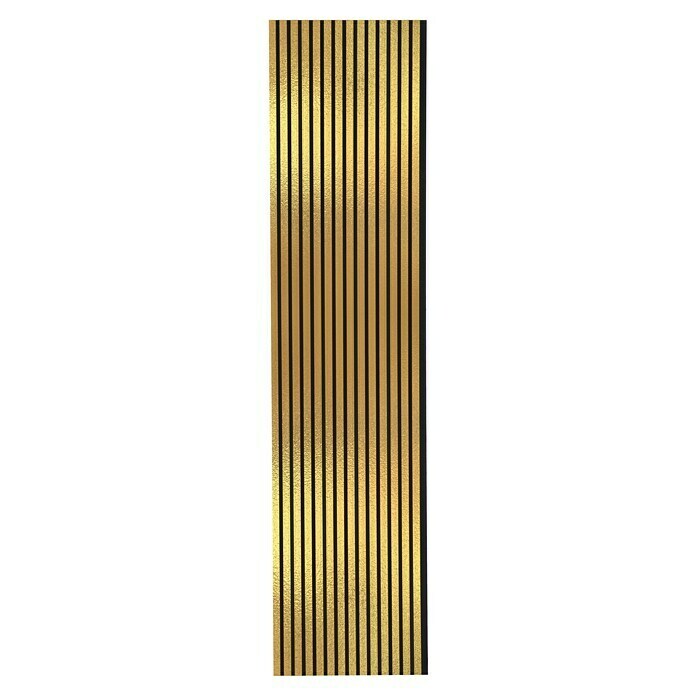 Akustikpaneel Acustico (Gold gebürstet, 2.400 x 572,5 x 19 mm) | BAUHAUS