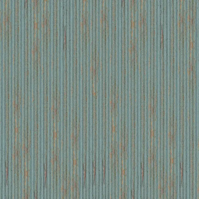 FN Neuhofer Wandpaneel Wally WA070 - Oxid Patina, 2.670 x 118 x 12 mm - Blau gestrichene Holzvertäfelung mit verblichener Farbe und rustikalem Charme als Hintergrund oder Wandverkleidung.