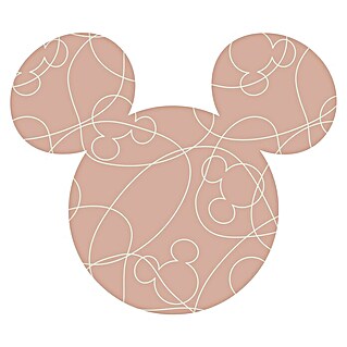 Komar Dots Fototapete rund Disney Mickey Head Knotted (128 cm, Selbstklebend)