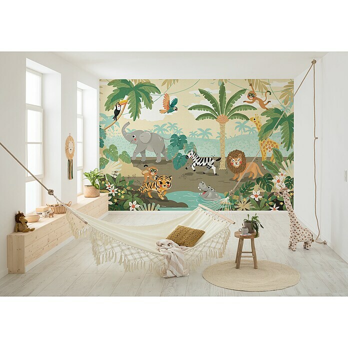 Komar Fototapete Baby Safari (B x H: 350 x 250 cm, Vlies) | BAUHAUS