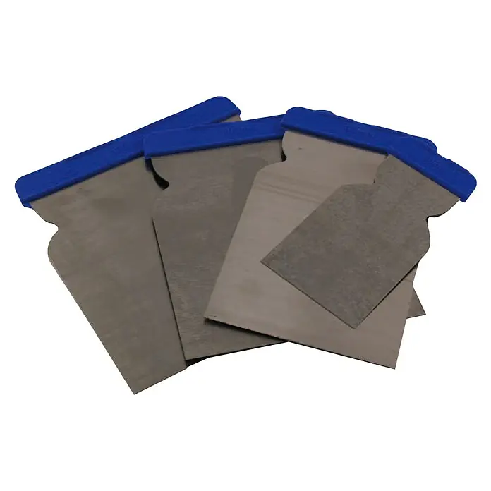 SW-Stahl Spachtel-Set 4-tlg – Mit Metallspachtel, Spachtelklingen Und Japanspachtel