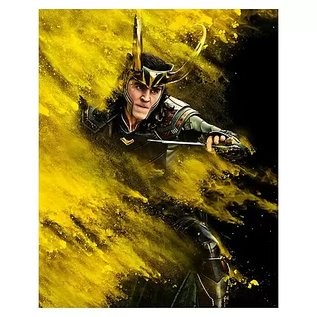 Komar Marvel Fototapete Loki Yellow Dust