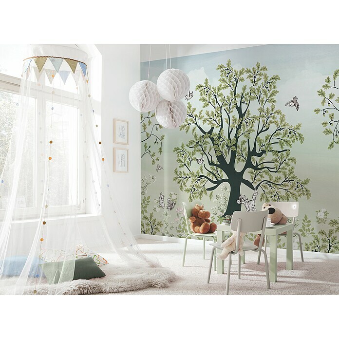 Komar Fototapete Disney Bambi Forest Friends (B x H: 400 x 250 cm, Vlies) | BAUHAUS