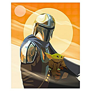 Komar Star Wars Fototapete The Mandalorian - Hunt for Grogu (B x H: 200 x 250 cm, Vlies)