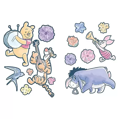 Komar Winnie Puuh Dekosticker Winnie the Pooh Rock-a-bye