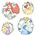 Komar Fenstersticker Disney Princess Kindness Bubbles 