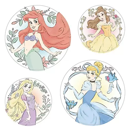 Komar  Fenstersticker Disney Princess Kindness Bubbles