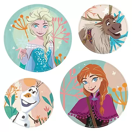 Komar  Fenstersticker Frozen Royal Bubbles