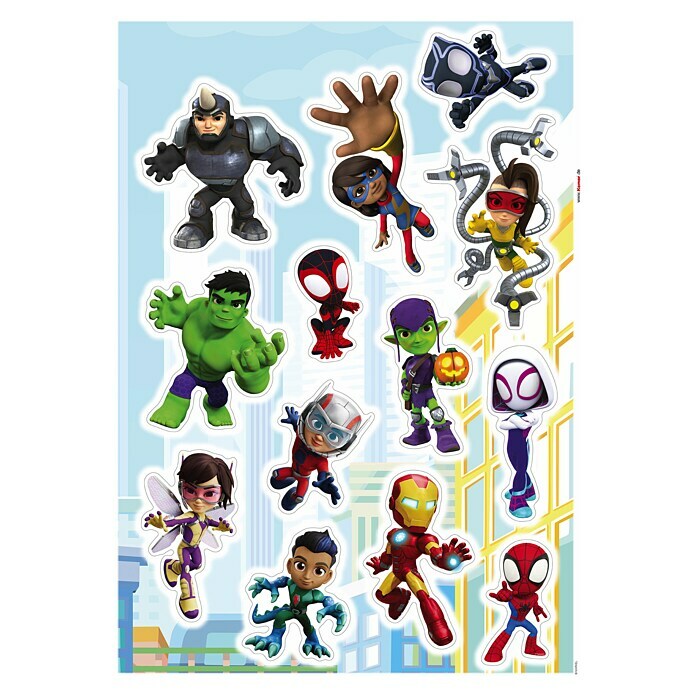 Komar Marvel Dekosticker Spidey and Friends (70 x 50 cm) | BAUHAUS