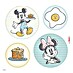 Komar Fenstersticker Disney Mickey Rise and Shine Bubbles 