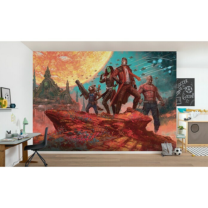 Komar Marvel Fototapete Guardians of the Galaxy Panorama (B x H: 400 x 250 cm, Vlies) | BAUHAUS