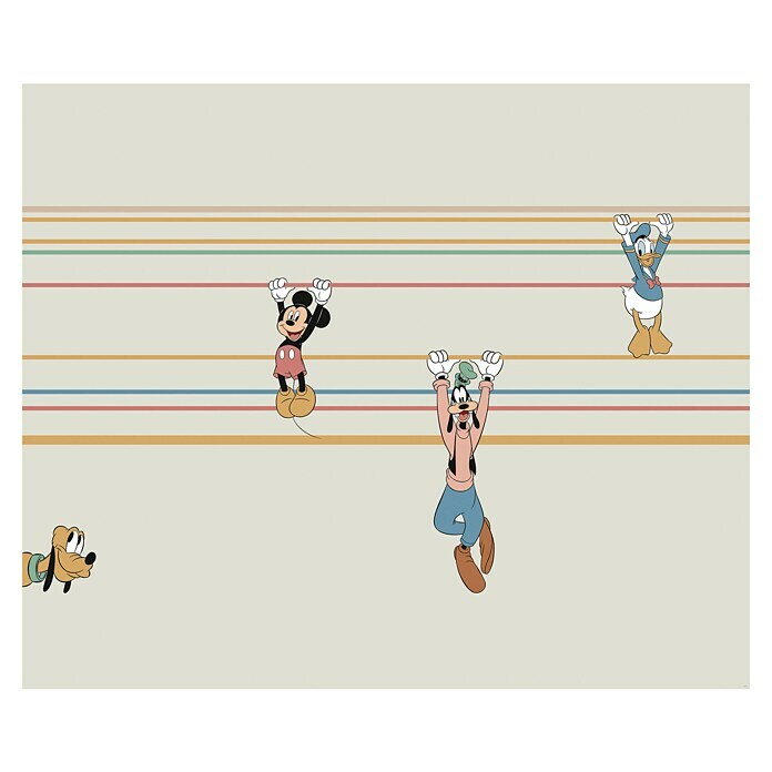 Komar Fototapete Disney Mickey Hanging with Friends (B x H: 300 x 250 cm, Vlies) | BAUHAUS